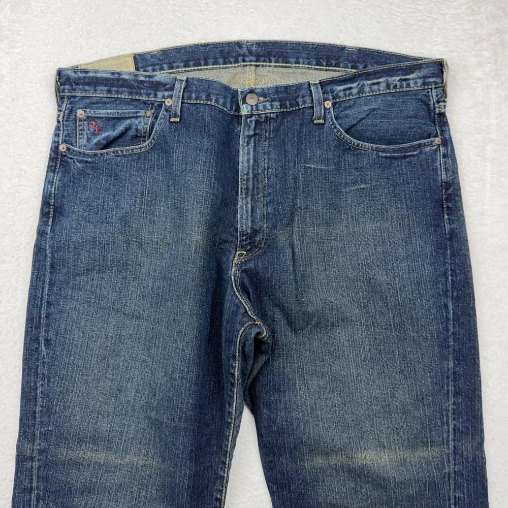 Polo Ralph Lauren Mens Prospect 300 Straight‎ Leg Jeans Dark Wash Blue 40x30